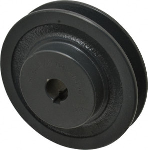 Browning 5/8" Bore Diam, 3.95" OD, Finished Bore Single Groove Sheave 3/4" Wide, Cast Iron AK41X5/8 - 00755066