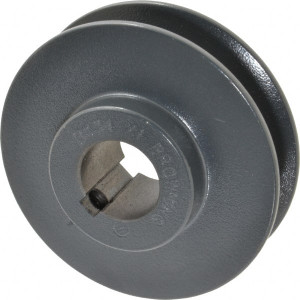 Browning 1" Bore Diam, 3.55" OD, Finished Bore Single Groove Sheave 7/8" Wide, Cast Iron BK34X1 - 00756270