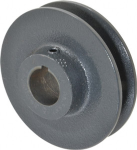 Browning 7/8" Bore Diam, 3.4" OD, Finished Bore Single Groove Sheave 21/32" Wide, Cast Iron AK34X7/8 - 00754994