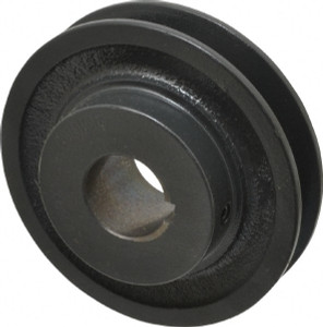 Browning 1" Bore Diam, 3-3/4" OD, Finished Bore Single Groove Sheave 3/4" Wide, Cast Iron AK39X1 - 00755041