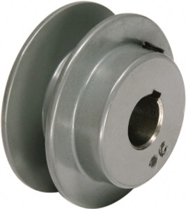 TB Woods 3/4" Bore Diam, 2.15" OD, Finished Bore Single Groove Sheave 7/8" Wide BK2034 - 82222928