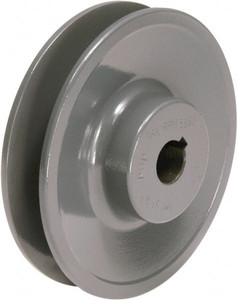TB Woods 1/2" Bore Diam, 2.95" OD, Finished Bore Single Groove Sheave 7/8" Wide BK2812 - 82224304