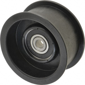 Fenner Drives 3/8 Inside x 3.38" Outside Diam, 1.38" Wide Pulley Slot, Glass Reinforced Nylon Idler Pulley For Use with Flat Belts, 1-1/8" Wide FA3301RB0001 - 35428549