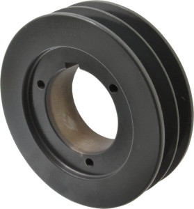 Browning 2B5V56 2 Groove, 5/8 to 2-1/4 Bore Diam, 5.88" Outside Diam, QD Bushed V Belt Sheave 5.7 5V Diam Belt Pitch 2B5V56 - 84431733