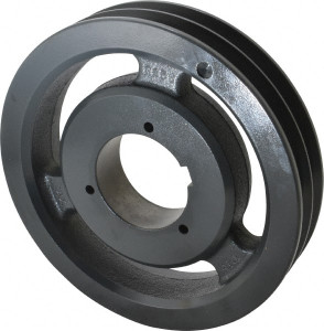 Browning 2B5V80 2 Groove, 5/8 to 2-1/4 Bore Diam, 8.28" Outside Diam, QD Bushed V Belt Sheave 8.1 5V Diam Belt Pitch 2B5V80 - 84431824