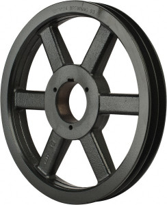 Browning 2B5V124 2 Groove, 5/8 to 2-1/4 Bore Diam, 12.68" Outside Diam, QD Bushed V Belt Sheave 12.5 5V Diam Belt Pitch 2B5V124 - 84431873