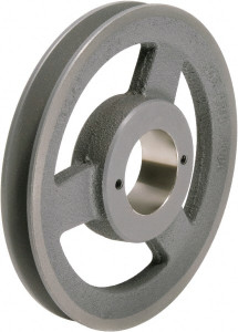 TB Woods 1 Groove, 1/2 to 1-1/2 Bore Diam, 8-3/4" Outside Diam, QD Bushed V Belt Sheave 8.0 A Diam Belt Pitch BK90 - 82222720