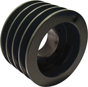TB Woods 4 Groove, 1/2 to 1-5/8 Bore Diam, 3.35" Outside Diam, QD Bushed V Belt Sheave 3.40 3V Diam Belt Pitch 3V3.354 - 55520423