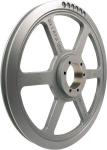 TB Woods 1 Groove, 1/2 to 2-1/2 Bore Diam, 15-3/4" Outside Diam, QD Bushed V Belt Sheave 15.0 A Diam Belt Pitch 1541B - 82246414