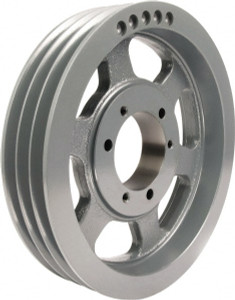 TB Woods 3 Groove, 7/8 to 3-1/2 Bore Diam, 24.4" Outside Diam, QD Bushed V Belt Sheave 24.00 C Diam Belt Pitch 2403C - 82246778