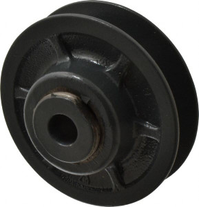 Browning 1VP34X1/2 1/2" Inside Diam x 3.15" Outside Diam, 1 Groove, Variable Pitched Sheave Belt Sections 3L, 4L, A, 5L & B, 1-7/8" Sheave Thickness, 21/32 to 1" Face Width 1VP34X1/2 - 74933920