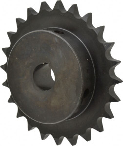 Browning 5/8" Chain Pitch, Chain Size 50, 24 Tooth Finished Bore Sprocket 7/8" Bore Diam, 4.788" Pitch Diam, 5.12 OD H5024X7/8 - 78341559