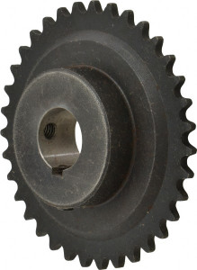 Browning 3/8" Chain Pitch, Chain Size 35, 35 Tooth Finished Bore Sprocket 1" Bore Diam, 4.183" Pitch Diam, 4.39 OD 3535X1 - 78342540