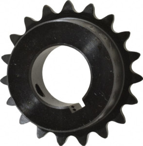 Browning 3/8" Chain Pitch, Chain Size 35, 19 Tooth Finished Bore Sprocket 1" Bore Diam, 2.278" Pitch Diam, 2.47 OD H3519X1 - 78340858