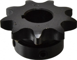 Browning 5/8" Chain Pitch, Chain Size 50, 9 Tooth Finished Bore Sprocket 3/4" Bore Diam, 1.827" Pitch Diam, 2.09 OD H509X3/4 - 78339496