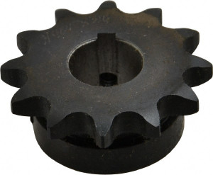 Browning 1/2" Chain Pitch, Chain Size 40, 12 Tooth Finished Bore Sprocket 3/4" Bore Diam, 1.775" Pitch Diam, 2.17 OD H4012X3/4 - 78339025