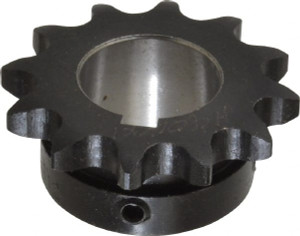 Browning 1/2" Chain Pitch, Chain Size 40, 12 Tooth Finished Bore Sprocket 1" Bore Diam, 1.775" Pitch Diam, 2.17 OD H4012X1 - 78339041