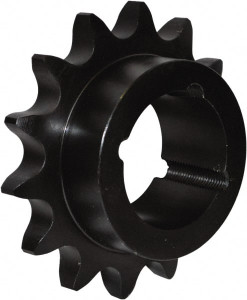 U.S. Tsubaki 3/4" Chain Pitch, Chain Size 60, 12 Tooth Taper Lock Sprocket 1" Bore Diam, 3-1/4 OD, Bushing No. 1008 60BTL12 - 55204655