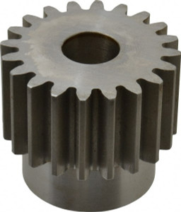 Browning YSS820 8 Pitch, 2-1/2" Pitch Diam, 2.7" OD, 20 Tooth Spur Gear 1-1/2" Face Width, 7/8" Bore Diam, 2-1/8" Hub Diam, 20° Pressure Angle, Steel YSS820 - 02274496