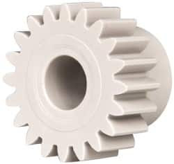 Made in USA 20 Pitch, 1" Pitch Diam, 1.1" OD, 20 Tooth Spur Gear 3/8" Face Width, 3/8" Bore Diam, 47/64" Hub Diam, 20° Pressure Angle, Acetal 2020 - 03115300