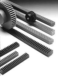 Poly Hi Solidur 1-1/4" Face Width, 4 Feet Long, 1-1/4" Thick Nylon Gear Rack 8 Pitch, 20° Pressure Angle GNLR2008 - 00230987