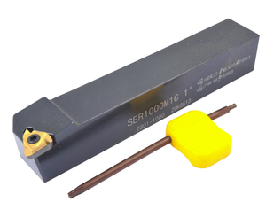 Precise SER1000M16 External Indexable Threading Tool Holder - 1" x 1" Shank - 2301-1000