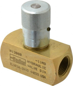 Parker Hannifin 25 GPM 3/4 Inlet Brass Hydraulic Control Valve 3/4-14 Thread N1200B - 09635962