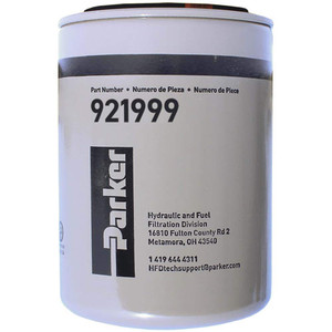 Parker Hannifin Spin-on Can Replacement Element, 12gpm Nominal, 150psi, SAE-12 Thread 10 Micron Cellulose 921999 - 09621202