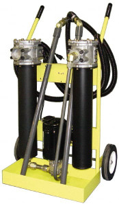 Parker Hannifin MicroGlass III Filter Media, 10 GPM Flow Rate, Portable Filter System 10 Micron Rating, -40 to 150°F 10MFP240SA10QBV - 02494342