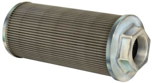 Flow Ezy Filters 100 Mesh, 284 LPM, 75 GPM, 5.4" Diam, Female Suction Strainer without Bypass 2-1/2 Port NPT, 12-1/2" Long 75-2 1/2-100 - 91959213
