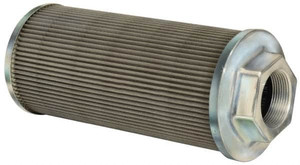 Flow Ezy Filters 100 Mesh, 114 LPM, 30 GPM, 4.3" Diam, Female Suction Strainer without Bypass 1-1/2 Port NPT, 9.8" Long 30-1 1/2-100 - 91959148