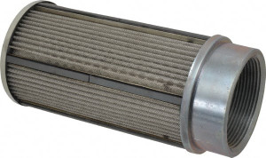 Parker Hannifin 30 Mesh, 380 LPM, 100 GPM, 4.47" Diam, Male/Female Magnetic Suction Strainer 3 Port NPT, 9.35" Long 936551 - 02494433