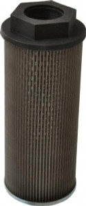 Parker Hannifin 130 LPM, 34 GPM, 4" Diam, Suction Strainer with Bypass 1-1/2 Port NPT, 9.85" Long 937491 - 80053861
