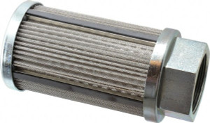 Parker Hannifin 30 Mesh, 190 LPM, 50 GPM, 3.53" Diam, Male/Female Magnetic Suction Strainer 2 Port NPT, 7.39" Long 936550 - 02494425