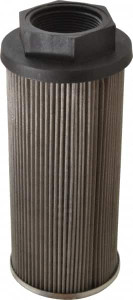Parker Hannifin 95 LPM, 25 GPM, 3.39" Diam, Suction Strainer without Bypass 1-1/2 Port NPT, 8.01" Long 937488 - 80053945