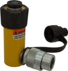 Enerpac 5 Ton, 1" Stroke, 0.99 Cu In Oil Capacity, Portable Hydraulic Single Acting Cylinder 0.99 Sq In Effective Area, 4.34" Lowered Ht., 5.34" Max Ht., 1.13" Cyl Bore Diam, 1" Plunger Rod Diam, 10,000 Max psi RC51 - 80012628