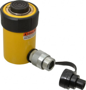 Enerpac 15 Ton, 1" Stroke, 3.14 Cu In Oil Capacity, Portable Hydraulic Single Acting Cylinder 3.14 Sq In Effective Area, 4.88" Lowered Ht., 5.88" Max Ht., 2" Cyl Bore Diam, 1.625" Plunger Rod Diam, 10,000 Max psi RC151 - 80012883
