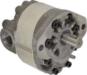 Parker Hannifin 15.1 GPM, 1-1/6-12 UNF-2B SAE Inlet Size, 2,000 RPM, 3/4" Shaft Diam, SAE A Mount, Hydraulic Gear Pump 17 GPM at 1,800 RPM, 33 GPM at 3,600 RPM, 1,500 psi Max Working Pressure, 1-1/16-12 SAE Port Size H90AA2A - 09630740