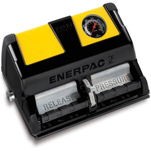 Enerpac Power Hydraulic Pumps & Jacks, Type: Air-Hydraulic, Oil Capacity: 122 cu. in., Used With Cylinder(s): Single Acting, Cylinder Operating Function: Advance, Hold and Retract XA12G - 53486304