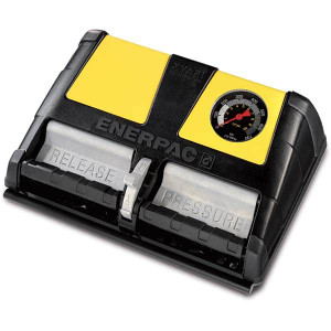 Enerpac Power Hydraulic Pumps & Jacks, Type: Air-Hydraulic, Pressure Rating (psi): 10000, Oil Capacity: 61 cu. in., Used With Cylinder(s): Single Acting, Cylinder Operating Function: Advance, Hold and Retract XA11G - 93440733