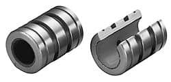 Pacific Bearing 40mm ID, 3,360 Lb Static Load Capacity, Open Linear Bearing 62mm OD FMN40 - 35417492