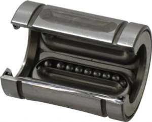 Thomson Industries 3/4" Inside Diam, 200 Lbs. Dynamic Capacity, Open Linear Bearing OPN122026 - 35528413