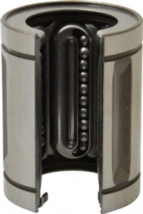 Thomson Industries 1-1/4" Inside Diam, 520 Lbs. Dynamic Capacity, Open Linear Bearing OPN203242 - 35528439