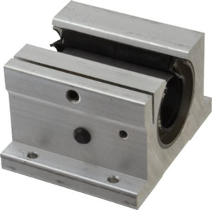 Thomson Industries 1-1/4" Inside Diam, 2350/4700 Lbs. Dynamic Capacity, Open Single Pillow Block Linear Bearing 2.56" Overall Height x 4" Overall Width SSUPBO20 - 35529031