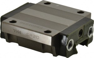 THK 66.2mm L x 59mm W x 22mm H, 32mm Transverse Hole Spcg, 49mm Lateral Hole Spcg, Horizontal Mount Radial SR Block 19.5mm Overhang, 12.5 Kn Dynamic Capacity, 5.5mm Hole, 25.2 kn Static Load Rating, 28" High Assembly SR20TB1SSGKBLOC - 85502284