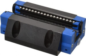 Thomson Industries 87.5mm L x 63mm W x 25.5mm H, 40mm Transverse Hole Spcg, 53mm Lateral Hole Spcg, Standard Long Ball Carriage 21.5mm Overhang, M6 Hole, 30" High Assembly 511H20B0 - 35523562