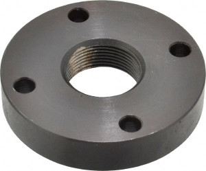 Keystone Threaded Products 1-18 Int Thread, 3/4" Bar Diam, 2.63" Flange OD x 0.53" Thickness Precision Acme Mounting Flange 4 Mounting Holes, Black Oxide Finish, Carbon Steel 3/4 - 09399486