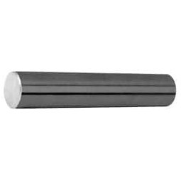 Pacific Bearing 3/4" Diam, 1 ft. Long, 6061-T6 Ceramic Coated Aluminum Feather Round Linear Shafting 70C Hardness CC12-12.00-SL - 57113615