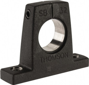 Thomson Industries 2" Diam, Malleable Iron Alloy Shaft Support Plain Shafting SB32 - 35523083