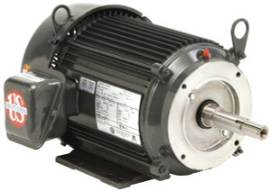 U.S. Motors 3/4 hp, TEFC Enclosure, No Thermal Protection, 3,500 RPM, 208-230/460 Volt, 60 Hz, Three Phase Standard Efficient Motor Size 56J Frame, Rigid Mount, 1 Speed, Ball Bearings, 2.7-2.5/1.3 Full Load Amps, Reversible EE515 - 81423113